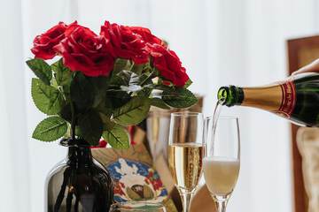 Champagne service