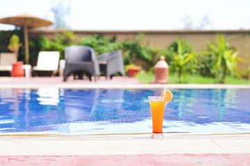 Poolside bar