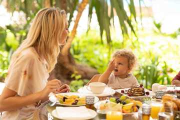 Breakfast area