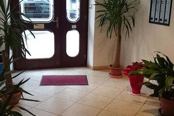 Interior entrance