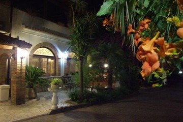 Front of property - evening/night