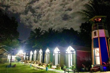 Front of property - evening/night