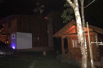 Front of property - evening/night