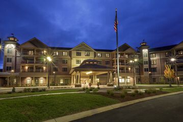 Front of property - evening/night