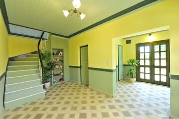 Interior entrance