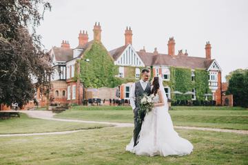 Outdoor wedding area