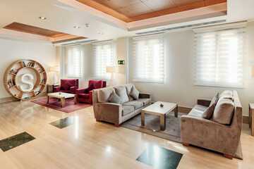 Lobby sitting area