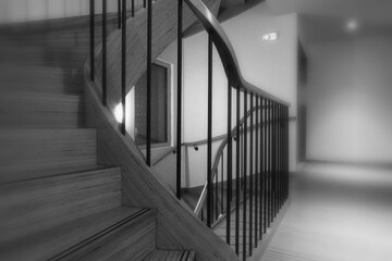Handrails in stairways