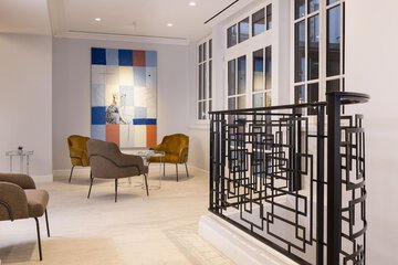Lobby sitting area