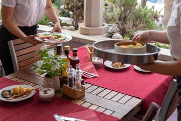 Breakfast area