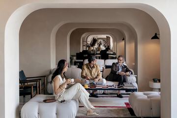 Lobby sitting area
