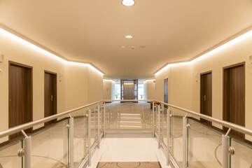 Interior entrance