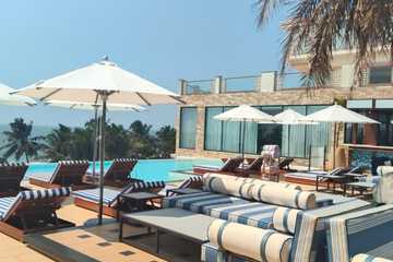 Poolside bar