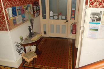 Interior entrance