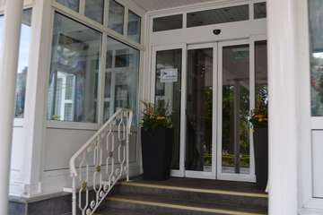 Interior entrance