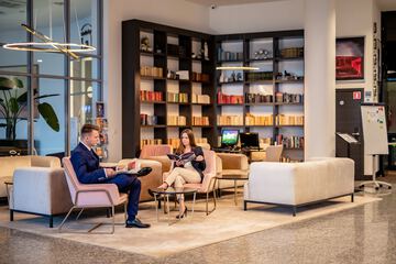 Lobby sitting area