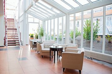 Lobby sitting area