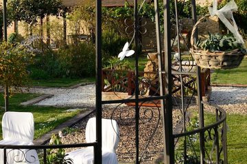Outdoor wedding area
