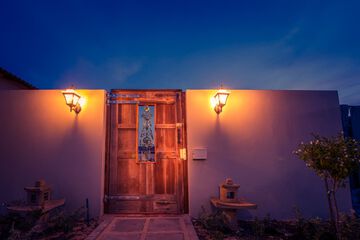 Front of property - evening/night