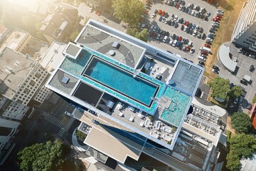 Rooftop pool