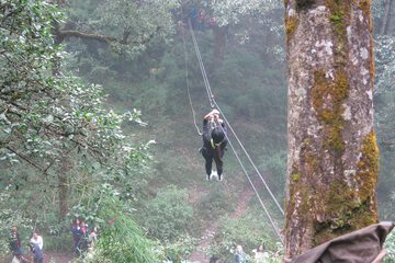 Outdoor rock climbing
