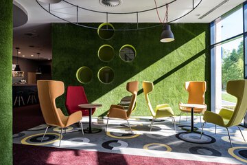 Lobby sitting area