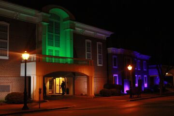 Front of property - evening/night