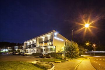 Front of property - evening/night