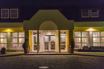 Front of property - evening/night