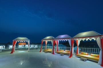 Front of property - evening/night