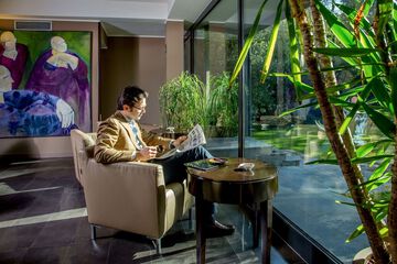 Lobby sitting area