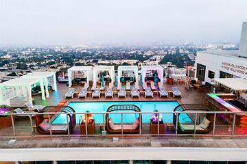Rooftop pool