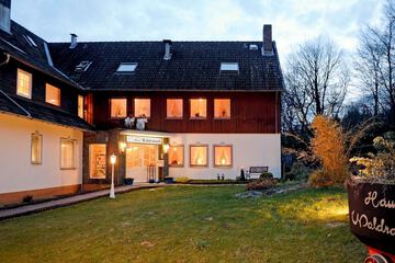 Front of property - evening/night