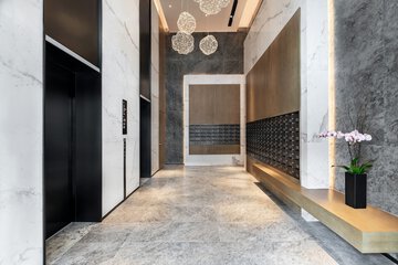Interior entrance
