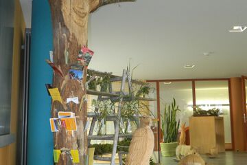 Interior entrance