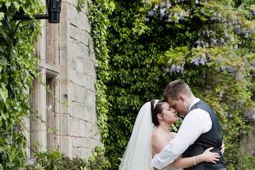 Outdoor wedding area