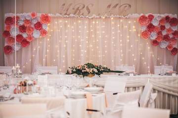 Indoor wedding