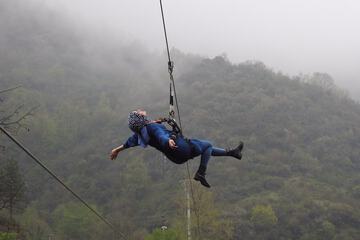 Ziplining