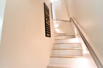 Handrails in stairways