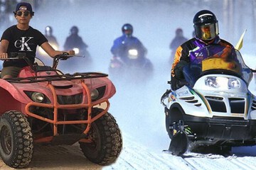 Snowmobiling