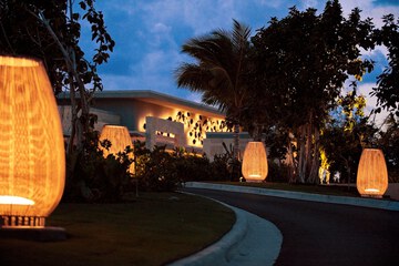 Front of property - evening/night