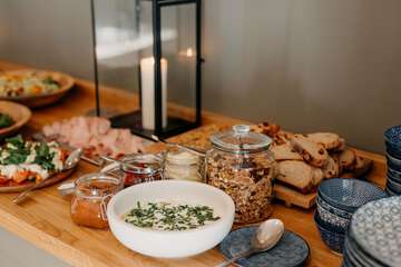 Breakfast buffet
