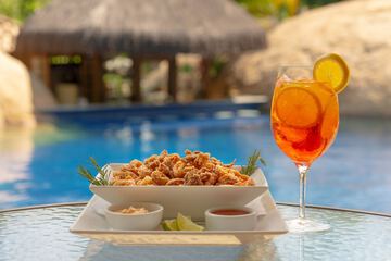 Poolside bar
