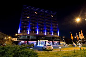 Front of property - evening/night