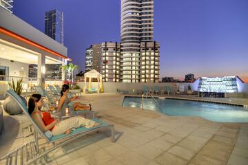 Rooftop pool