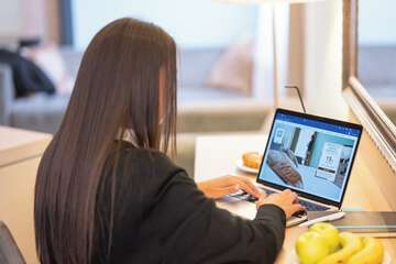 In-room business center