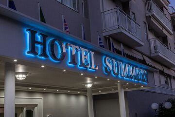Front of property - evening/night
