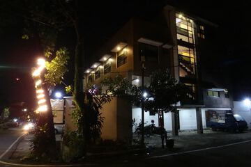 Front of property - evening/night