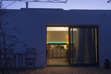 Front of property - evening/night
