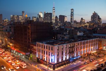 Front of property - evening/night